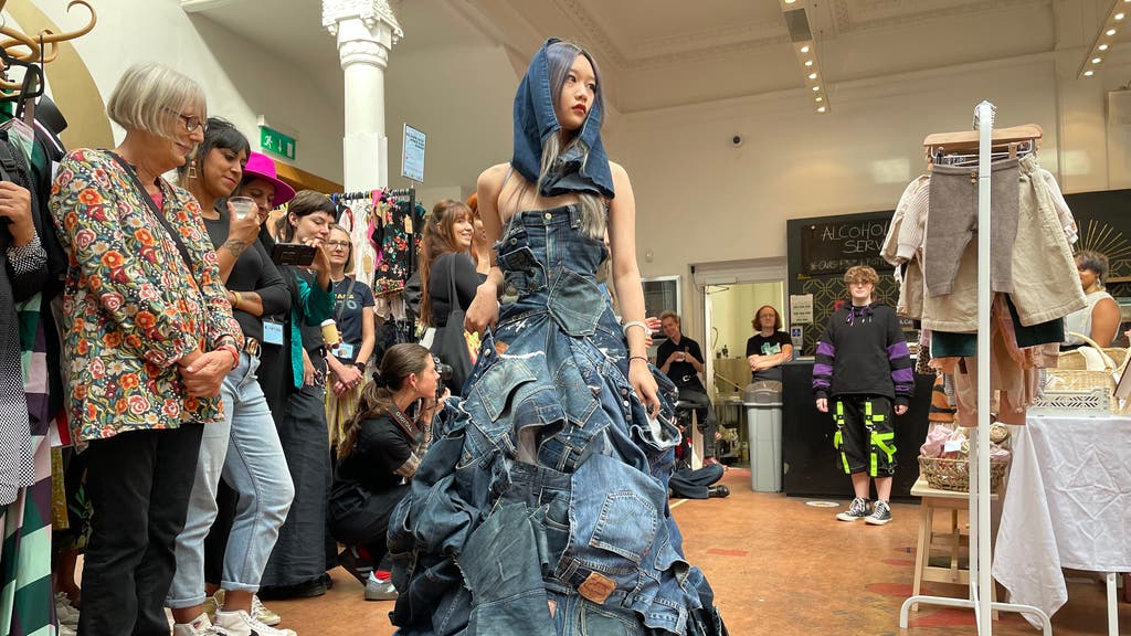 Women in demain dress